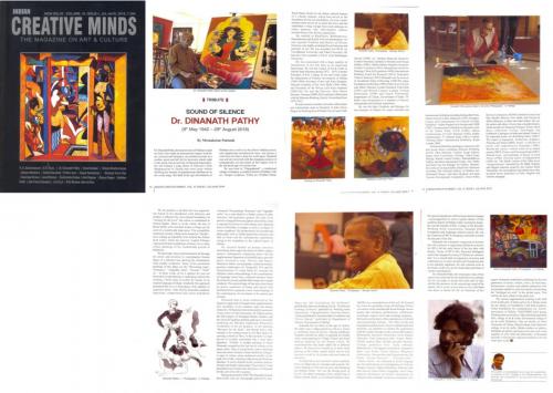 Sound of silence - A tributary article on late Dr. Dinanath Pathy - published in Indian Creative Minds in 2016